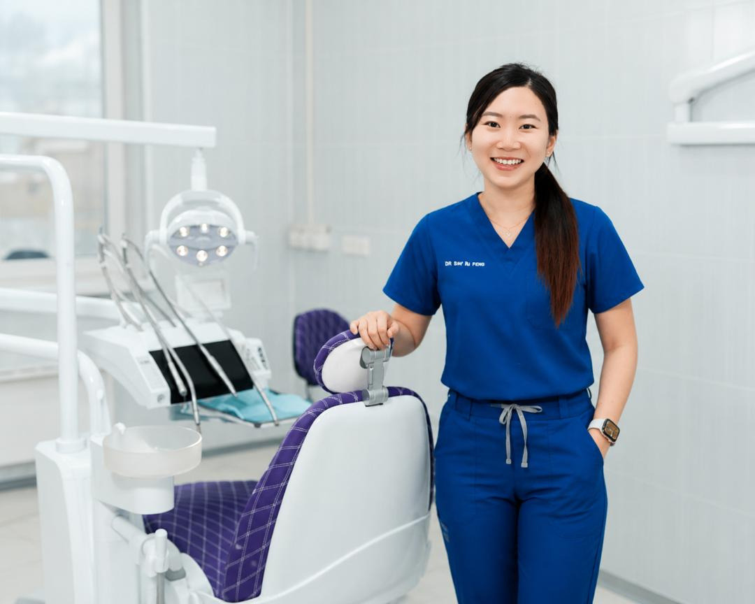 Calm Ohana Care Dental treatment room with Dr Tiffany